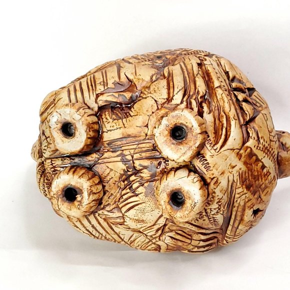 OOAK Elephant Teapot hand made slab built pottery - Picture 8 of 9